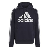 adidas Essentials 3-Streifen Logo Hoodie Herren - navy-3XL