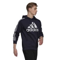 adidas Essentials 3-Streifen Logo Hoodie Herren - navy-3XL