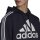 adidas Essentials 3-Streifen Logo Hoodie Herren - navy-3XL