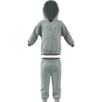 adidas Fleece Jogginganzug Baby - grau -62