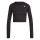 adidas Fast Flower Crop Running Shirt Langarm Damen - schwarz XS