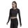 adidas Fast Flower Crop Running Shirt Langarm Damen - schwarz XS