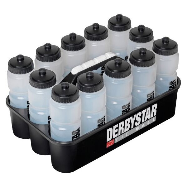 Derbystar Trinkflaschenhalter für 12 Flaschen - schwarz