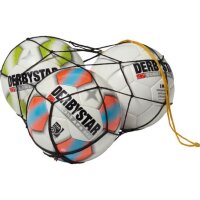 Derbystar FB-Polyester Ballnetz / 1 Ball - schwarz