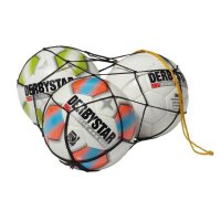 Derbystar FB-Polyester Ballnetz / 10 Bälle - schwarz