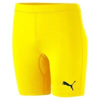 Puma Liga Baselayer Shorts Herren - gelb/schwarz