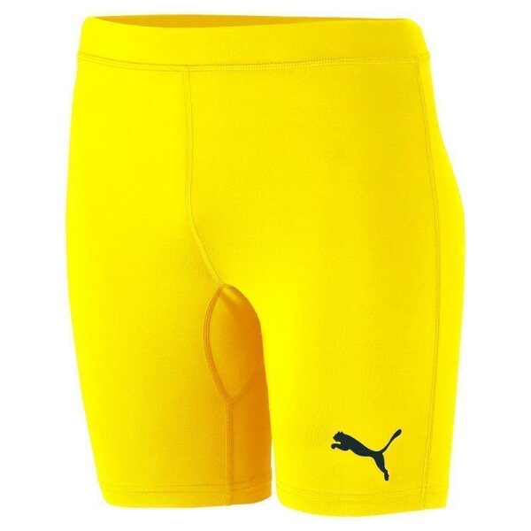 Puma Liga Baselayer Shorts Herren - gelb/schwarz-S