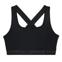 Under Armour Mid Crossback Sport BH Damen - schwarz