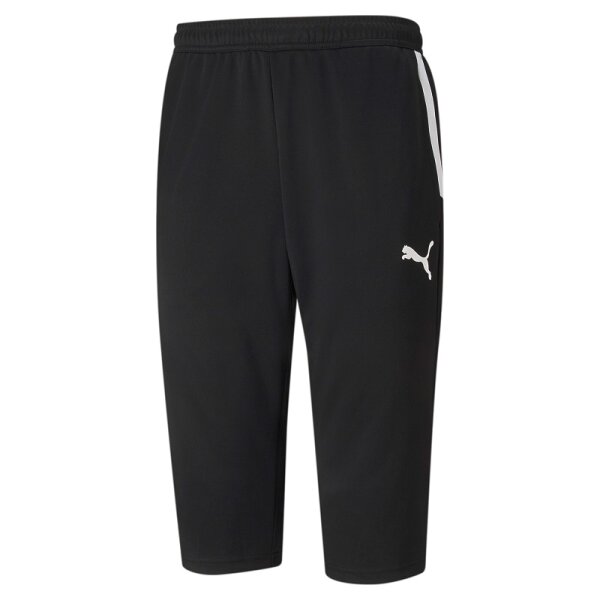 Puma teamLIGA 3/4 Trainingsshorts Herren - schwarz/weiß -S