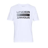 Under Armour Issue Wordmark T-Shirt Herren - weiß/schwarz