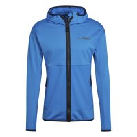 adidas Terrex Tech Lite Hiking Fleece Jacke Herren - blau -S