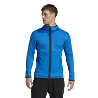 adidas Terrex Tech Lite Hiking Fleece Jacke Herren - blau -S