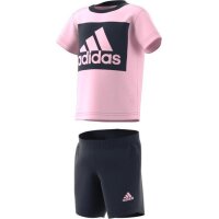 adidas Essentials Trainingsset Kinder - rosa/schwarz