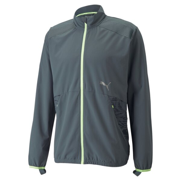Puma RUN Laufjacke Herren - dunkelgrau-XL