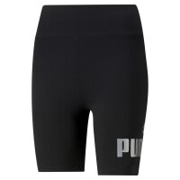 Puma Essentials Metallic 7 kurze Leggings Damen - schwarz