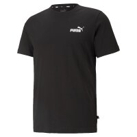 Puma ESS Small Logo T-Shirt Herren - schwarz -M
