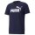 Puma Essential Logo T-Shirt Herren - navy/weiß-M