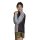 adidas Terrex Trail Running Printed Windbreaker Jacke Damen - weiß/schwarz -XS