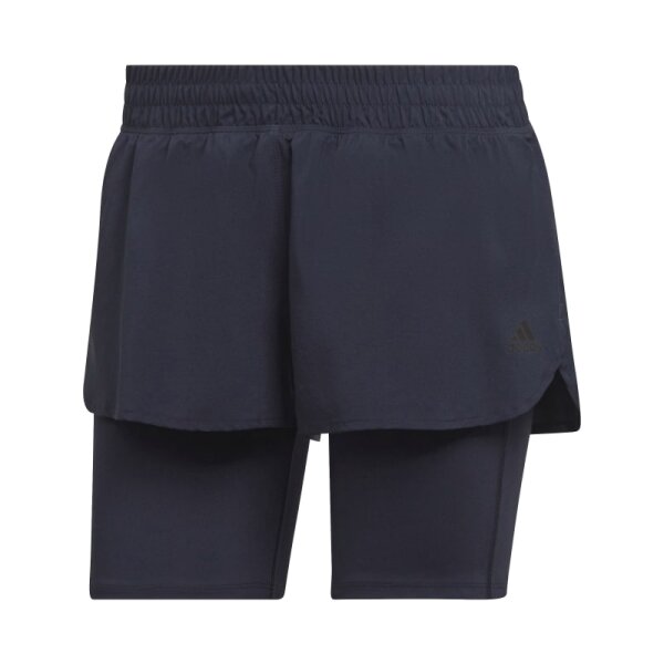 adidas Run ICons Two-In-One Running Shorts Damen - schwarz -S