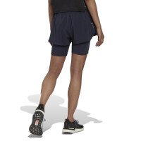 adidas Run ICons Two-In-One Running Shorts Damen - schwarz -S