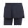 adidas Run ICons Two-In-One Running Shorts Damen - schwarz -S