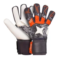 Derbystar Goalie v22 Torwarthandschuhe Herren - orange/grau
