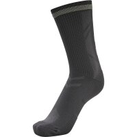 hummel Elite Indoor Socken Low Pa - forged iron - 35-38