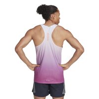 adidas Adizero Engineered Tanktop Herren - weiß/pink -XS