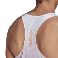adidas Adizero Engineered Tanktop Herren - weiß/pink -XL