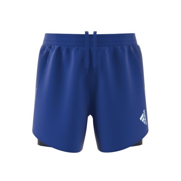 adidas Designed 4 Running Two-in-One Shorts Herren - blau -XS