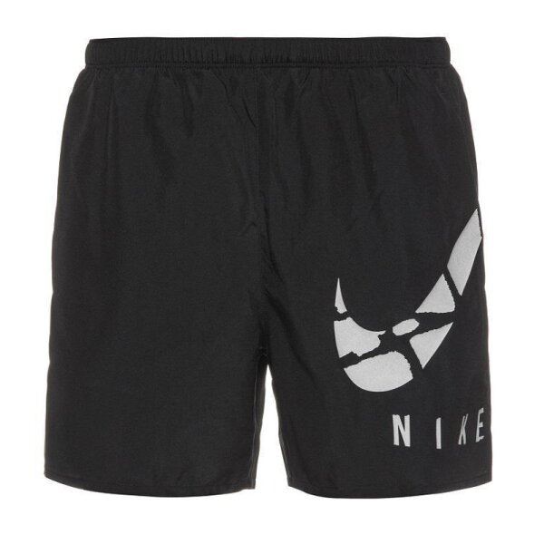 Nike Challenger Run Division Laufshorts Herren - schwarz/weiß -M