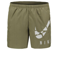 Nike Challenger Run Division Laufshorts Herren - khaki/weiß -M