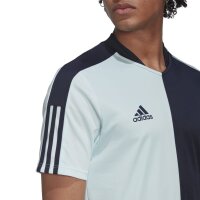 adidas Tiro Half & Half Trikot Herren - hellblau/navy
