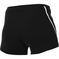 Nike Swoosh Laufshorts Damen - schwarz/weiß -L