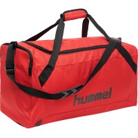 hummel Core Sporttasche - true red/black - M