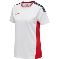 hummel Hmlauthentic Poly Trikot S/S - Damen - white/true red