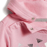 adidas Badge of Sport Jogginganzug Kinder - rosa/grau-86
