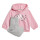 adidas Badge of Sport Jogginganzug Kinder - rosa/grau-86