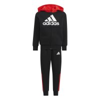 adidas Badge of Sport Logo Trainingsanzug Kinder - schwarz/orange-92