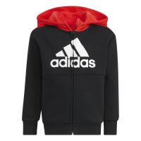 adidas Badge of Sport Logo Trainingsanzug Kinder - schwarz/orange-92