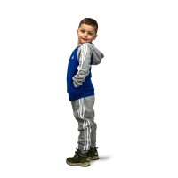 adidas Jogginganzug Baby - blau/grau-104