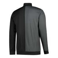adidas Tiro Track Half & Half Trainingsjacke Herren - schwarz/grau -S