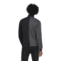 adidas Tiro Track Half & Half Trainingsjacke Herren - schwarz/grau -S