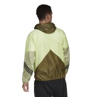 adidas Back to Sport Windbreaker Jacke Herren - grün