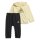 adidas Jogginganzug Baby - schwarz/hellgelb -86