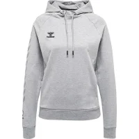 hummel Move Grid Hoodie Damen - grau