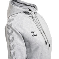 hummel Hmlmove Grid Cotton Hoodie Damen - grey melange - L