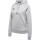 hummel Hmlmove Grid Cotton Hoodie Damen - grey melange - L