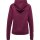 hummel Hmlmove Grid Cotton Hoodie Damen - grape wine - XL