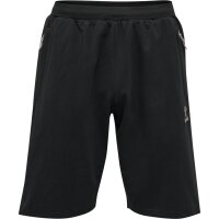 hummel Move Grid Cotton Shorts Herren - schwarz